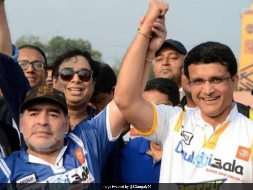 "My Hero Is No More": Sourav Ganguly Pens Emotional Tribute For Diego Maradona