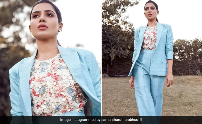 Samantha Ruth Prabhu Gives Power Dressing A Whole New Pastel Meaning