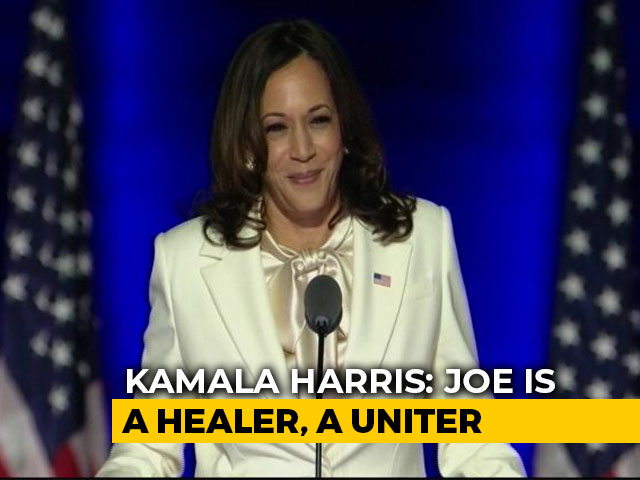 "I May Be 1st Woman In This Office, Will Not Be Last": Kamala Harris