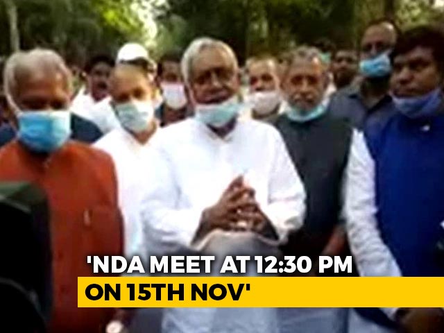 NDA Meeting On Sunday At 12:30 PM To Elect Leader: Nitish Kumar
