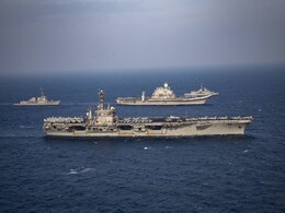 US, Indian Carrier Battle Groups Lead Phase 2 Of Asia's Largest Naval War Games US, Indian Carrier Battle Groups Lead Phase 2 Of Asia's Largest Naval War Games