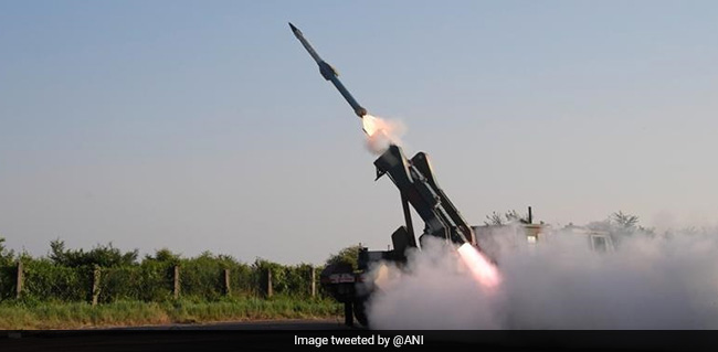 India Test Fires Quick Reaction Surface-To-Air Missile In Odisha