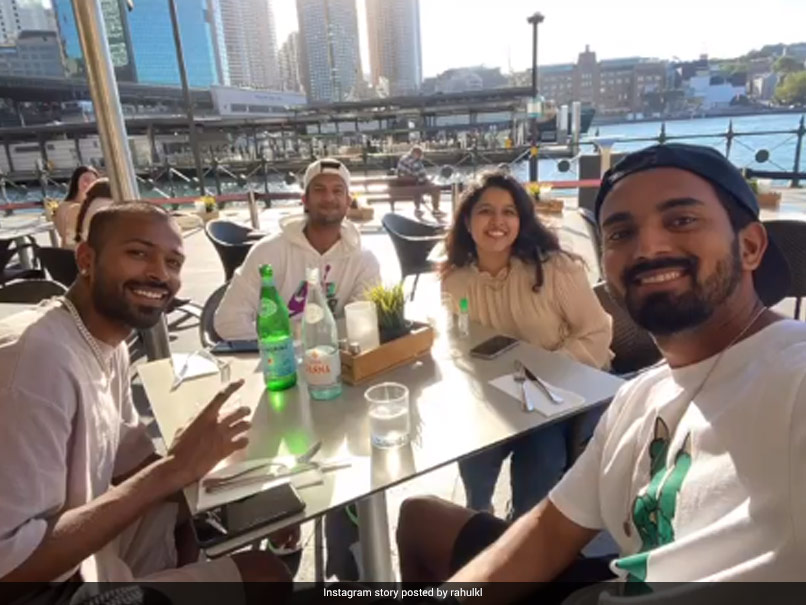 Australia vs India 2020-21: KL Rahul Relaxes With Hardik Panyda, Mayank Agarwal As Quarantine Ends
