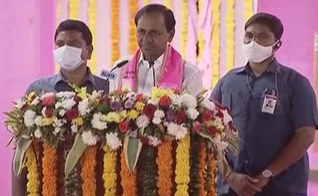 Hours Before Amit Shah's Hyderabad Visit, KCR Slams "Divisive Forces"