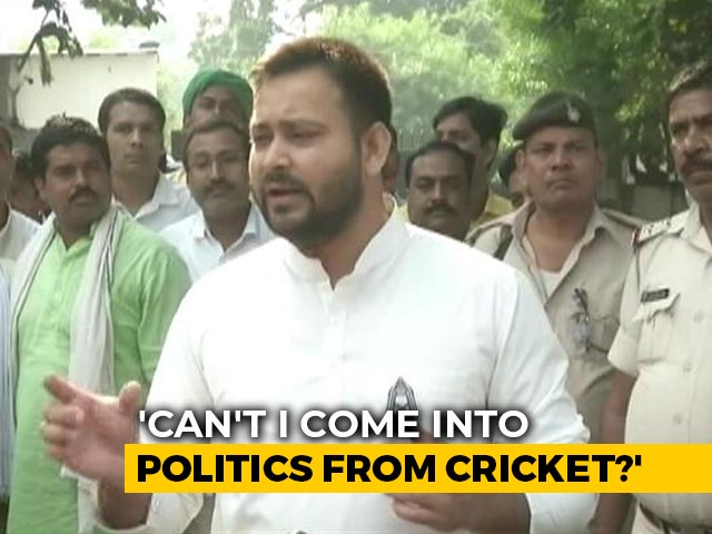 "Can't I Come Into Politics From Cricket?" Tejashwi Yadav vs Nitish Kumar