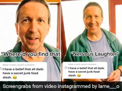 Son Discovers Dad's Secret Food Stash. Reaction Too Hilarious To Miss Son Discovers Dad's Secret Food Stash. Reaction Too Hilarious To Miss