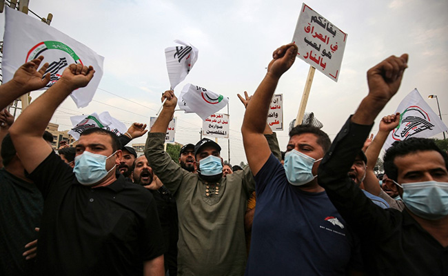 Hundreds In Baghdad Demand Ouster Of US Troops From Iraq