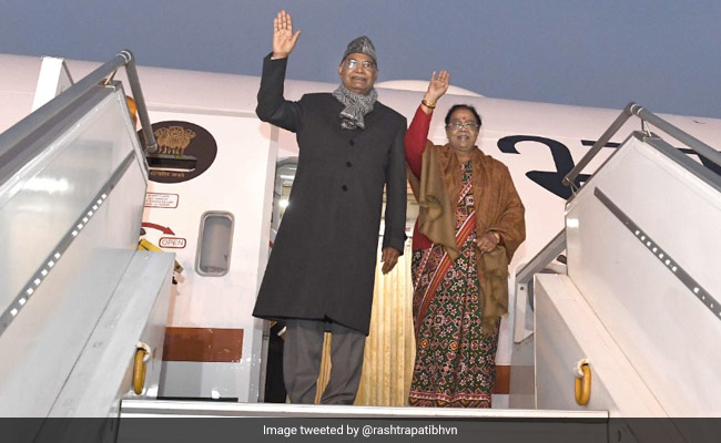 President Kovind Boards Custom-Made Air India One Aircraft For Inaugural Flight To Chennai