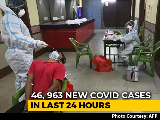 India Sees 1-Day Surge Of 46,963 Covid Cases, Over 81 lakh Total Cases