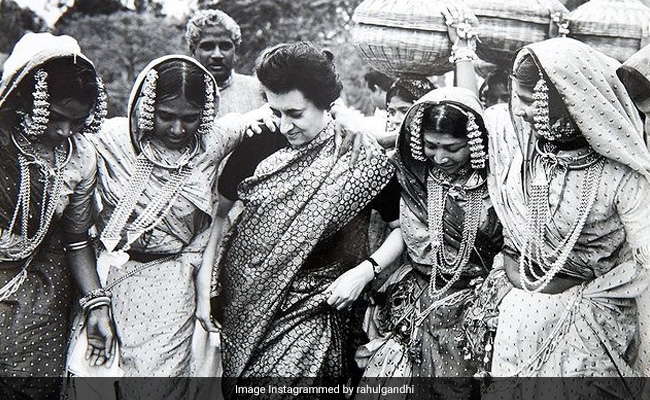 Rahul Gandhi Remembers "Beloved Grandmother" Indira Gandhi With Rare Pics