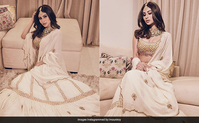 An Ivory Lehenga Never Looked As Good As It Does On Mouni Roy