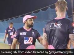 RR's Fielding Coach Takes On 'Off-Spinner' Ben Stokes. Watch Who Wins