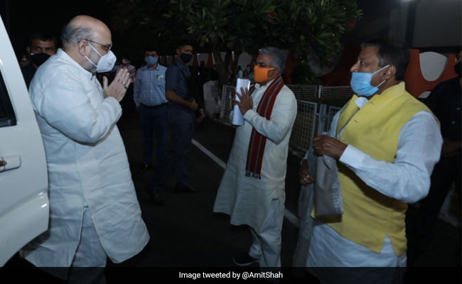 Amit Shah In Bengal - A Politically Key Lunch, Firefighting On Agenda
