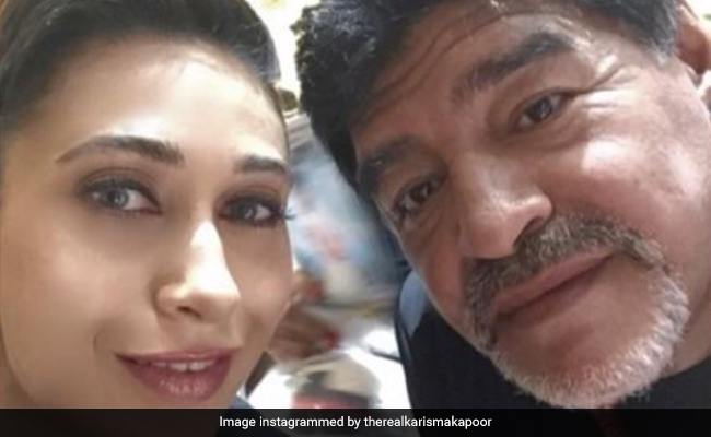 When Karisma Kapoor Met Diego Maradona - Her Tribute To The Football Legend