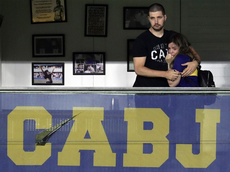 Watch: Boca Juniors' Emotional Tribute Brings Diego Maradona's Daughter To Tears