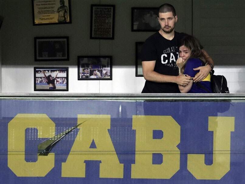 Watch: Boca Juniors Emotional Tribute Brings Diego Maradonas Daughter To Tears