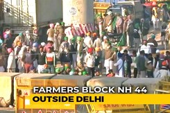 Farmer Stand-Off Continues At Delhi-Haryana Border Farmer Stand-Off Continues At Delhi-Haryana Border