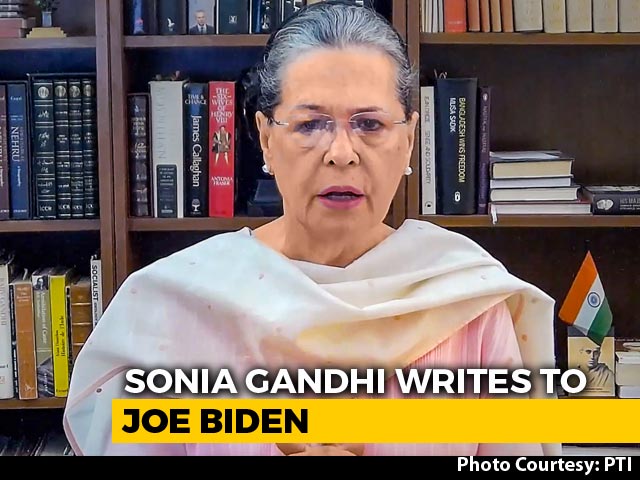 "Greatly Re-Assured": Sonia Gandhi Writes To Joe Biden, Kamala Harris