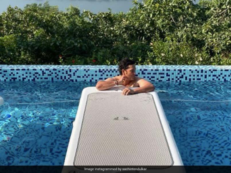 Sachin Tendulkar Shakes Off Monday Blues With A Chilled-Out Session By The Pool