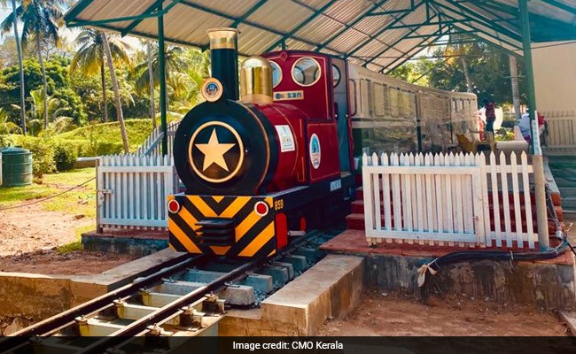 India's First Solar-Powered Miniature Train Launched In Kerala