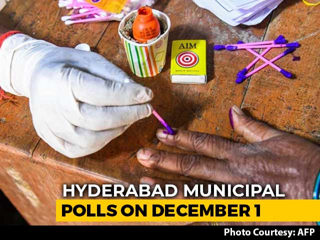Hyderabad Civic Polls To Be Held On December 1