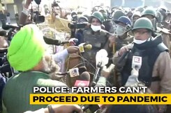 "No Covid For Cops, Only Us?" Farmers Question Heavy Police Deployment "No Covid For Cops, Only Us?" Farmers Question Heavy Police Deployment