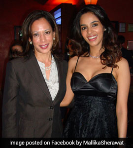 When Mallika Sherawat Had 'Fun At A Fancy Event' With Kamala Harris