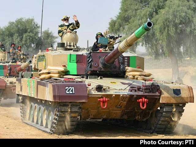 Watch: PM Modi Takes A Tank Ride During Diwali Visit To Jaisalmer Soldiers