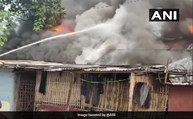 Over 10 Houses Destroyed In Massive Fire In Assam's Jorhat
