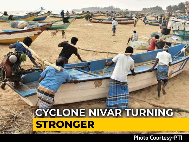Cyclone Nivar To Slam Tamil Nadu, Puducherry, Winds Up To 145 Kmph