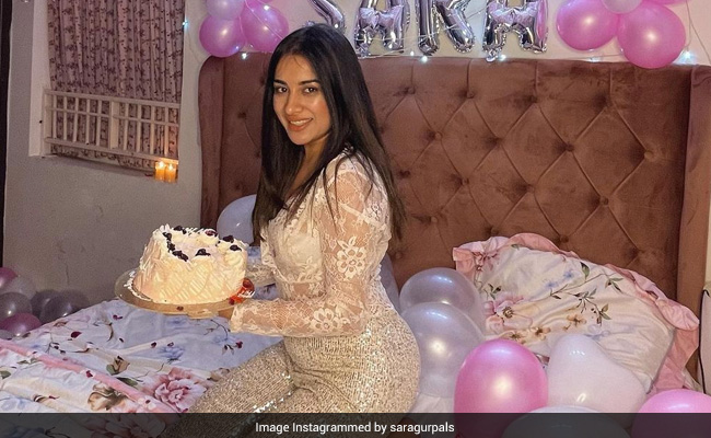 Pics From Ex-<I>Bigg Boss 14</i> Contestant Sara Gurpal's Birthday Celebrations Are Lit