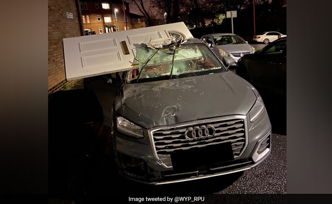 Teen Crashes Audi Into House, Drives Off With Front Door