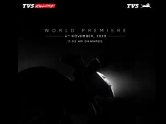 TVS Teases New Motorcycle; Unveil Date Revealed