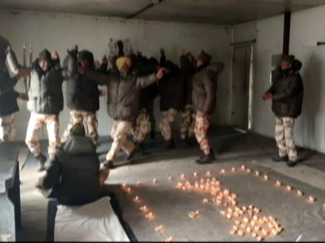 How Paramilitary ITBP Celebrated Diwali In Ladakh