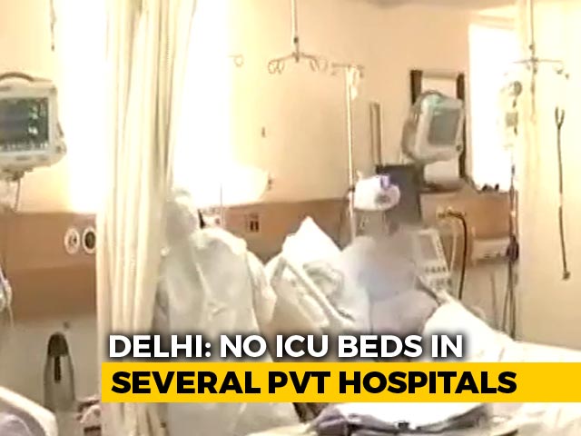No ICU Ventilator Beds In Delhi's Top Private Hospitals As Covid Severity Rises
