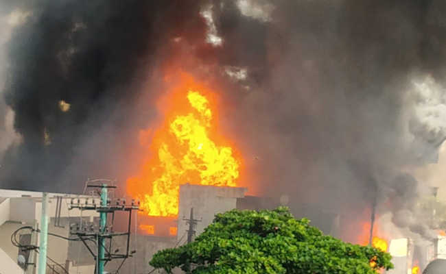 Fire At Chemical Factory In Bengaluru, 20 Fire Engines On Spot