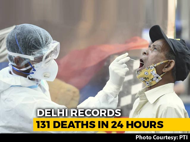 Delhi's Covid Cases Cross 5 lakh, Highest Deaths In A Single Day At 131