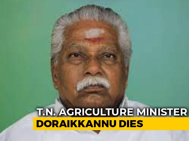 Tamil Nadu Agriculture Minister Dies At 72, Weeks After He Tested Covid+