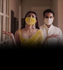 When Safety Met Style At Kajal Aggarwal's Engagement Ceremony. See Pics When Safety Met Style At Kajal Aggarwal's Engagement Ceremony. See Pics