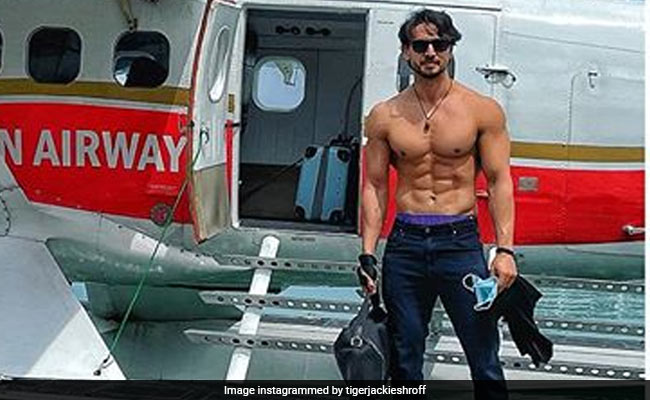 Tiger Shroff's Shirtless Pic Is "Dress Code" For Next Few Days. Can You Guess Where He Is?