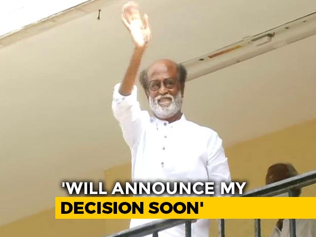 Rajinikanth Says Decision Soon On Polls: "Party Said Will Stand By Me"