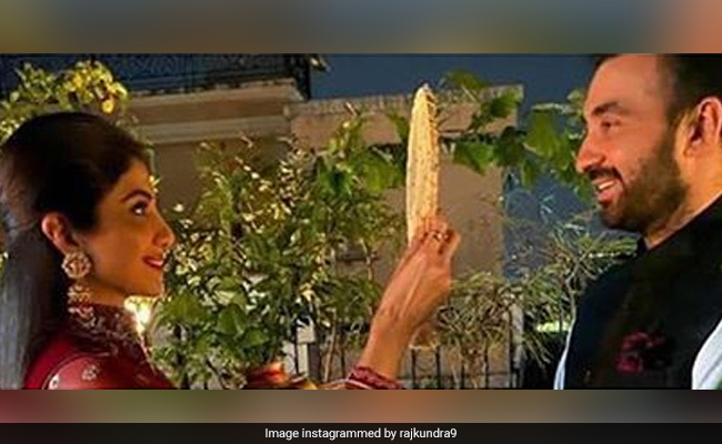 Shilpa Shetty's Karva Chauth <i>Thali</i> Had A Sweet And Savoury Addition. Can You Guess?