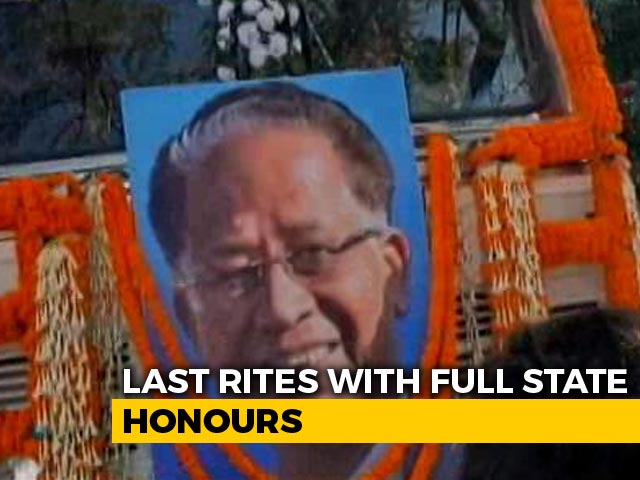 Thousands Pay Last Respects To Ex-Assam Chief Minister Tarun Gogoi