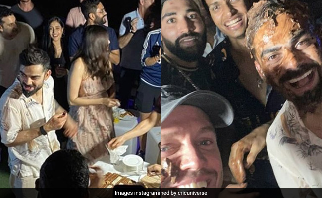 Virat Kohli ने Anushka Sharma और टीम के साथ मनाया बर्थडे, तलवार से यूं काटा केक- खूब Viral हो रहे हैं Video