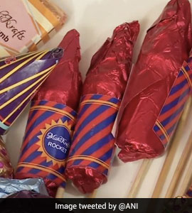 'Don't Burst, Eat Them': Bengaluru Shop Sells Cracker-Shaped Chocolates