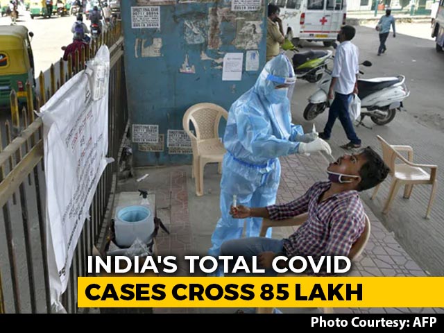 India's Coronavirus Cases Cross 85 Lakh, Over 45,000 New Cases In A Day