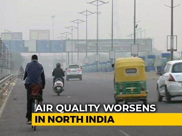 Thick Brown Haze In Delhi, Sun Dims In Gurgaon As Pollution Spikes