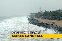 Cyclone Nivar Makes Landfall, Heavy Rain In Chennai, Puducherry Cyclone Nivar Makes Landfall, Heavy Rain In Chennai, Puducherry