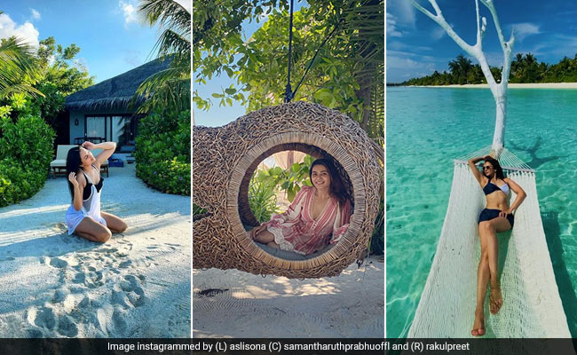 Sonakshi Sinha, Samantha Ruth Prabhu, Rakul Preet Singh Keep It Chic In Maldives