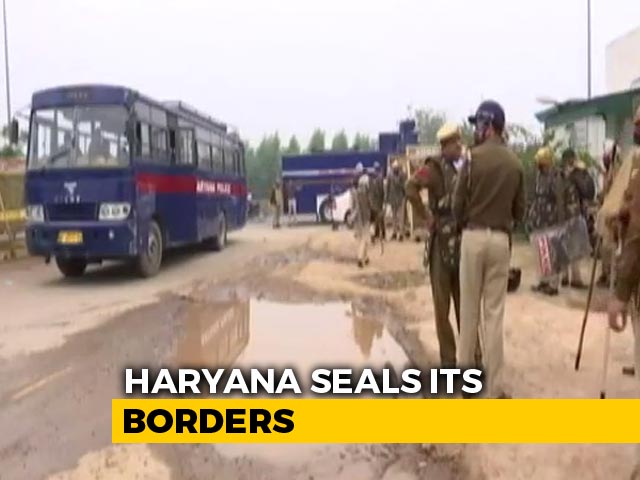 Haryana Seals Borders Ahead Of Farmers' Protest